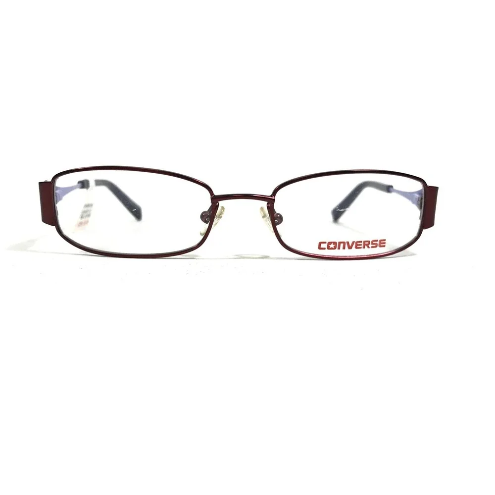 Converse Kids Eyeglasses Frames K002 BURGUNDY Purple Red Rectangular 47-17-130